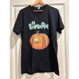 I'm Pumpkin Rick Men's V-neck T-shirt size Medium